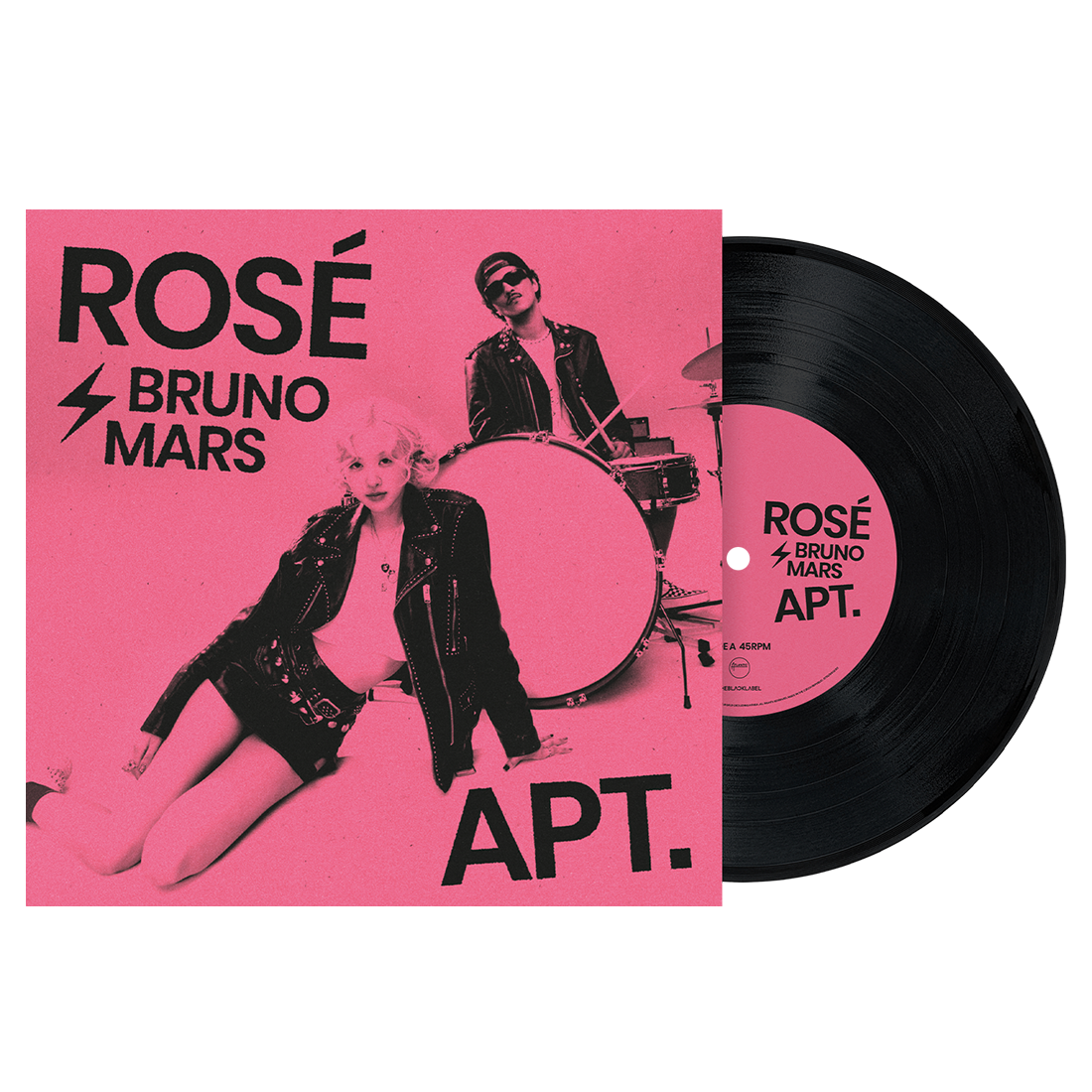 ROSE & Bruno Mars /APT.- 7インチレコード APT. (7” single) (black) – ROSÉ