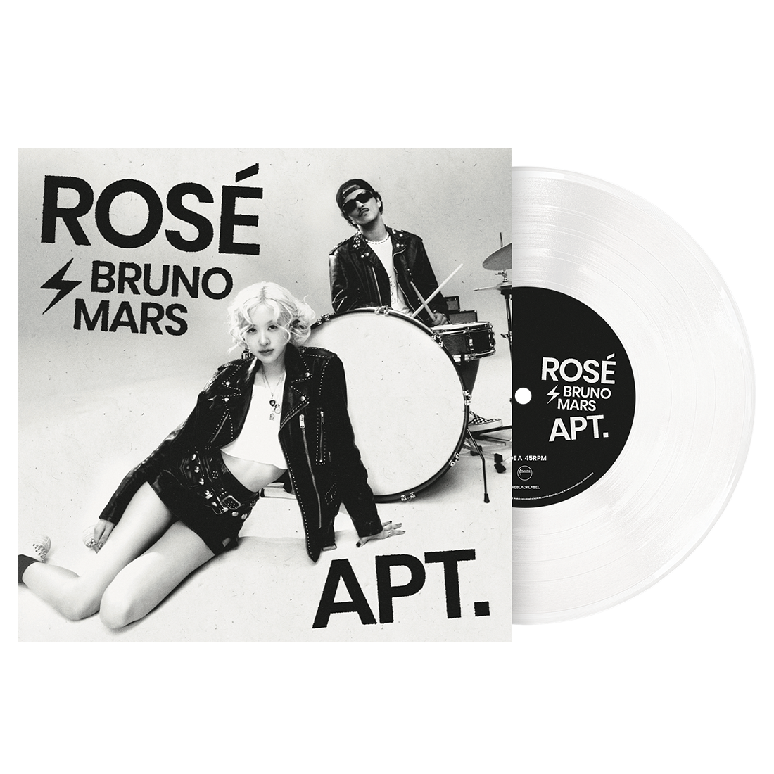 洋楽 ROSE & BRUNO MARS APT. 7inch vinyl APT. (7” single) (white) – ROSÉ