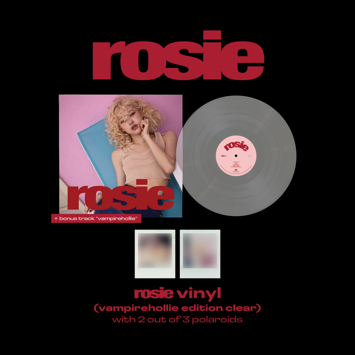 rosie vinyl (vampirehollie edition clear)
