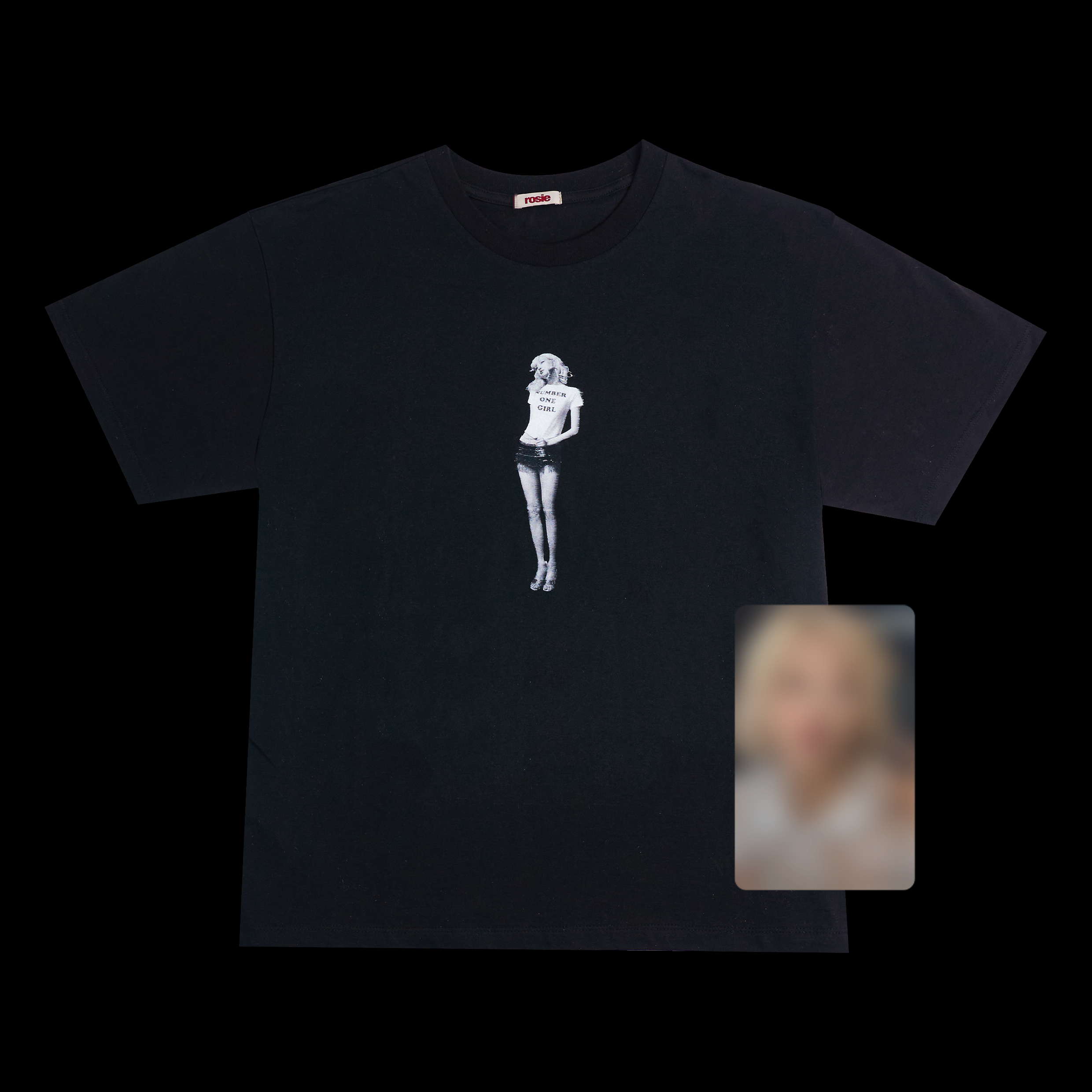 BLACKPINK ロゼ rosie ロージー POP-UP　Tシャツ　ブラック rosie black t-shirt – ROSÉ
