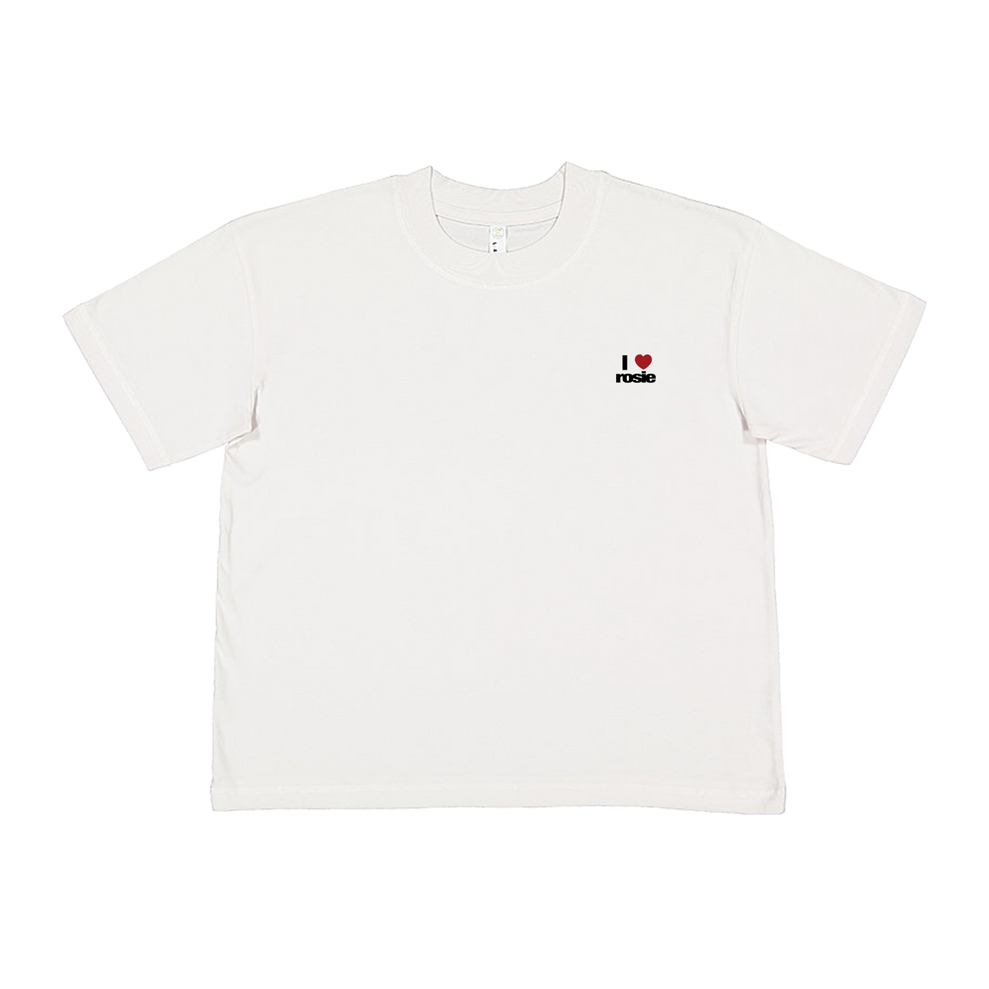 ‘i heart rosie’ white t-shirt