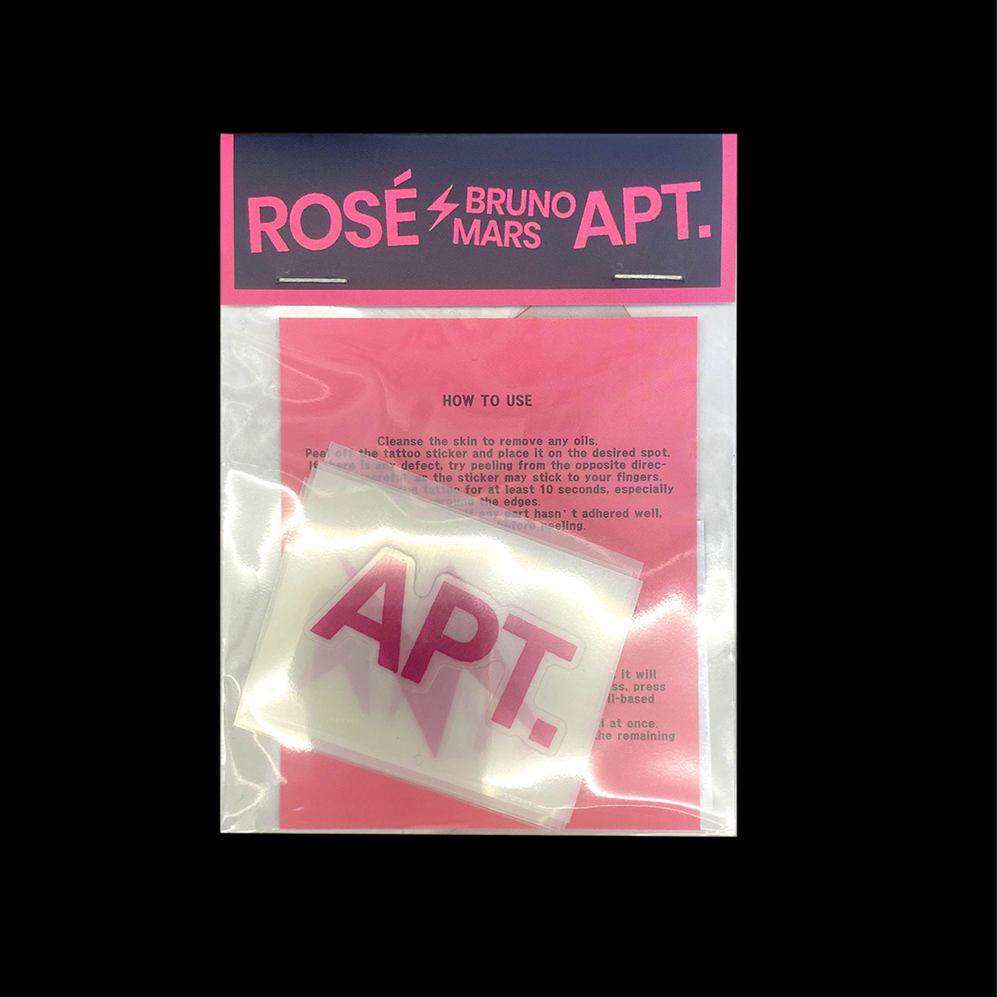 APT. tattoo sticker set