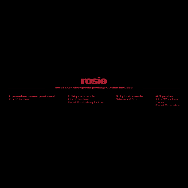 rosie album (deluxe photocard version) – ROSÉ